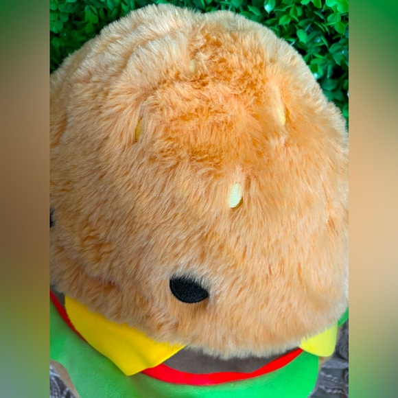 NWT Carl the Cheeseburger Fuzz A Mallow Squishmallows 12" - Picture 3 of 8